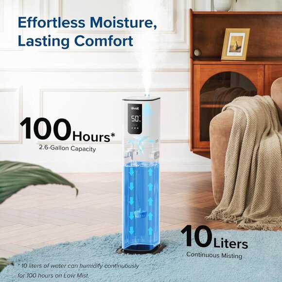 OasisMist 1000S 10L Smart Humidifier for Home Large Room Bedroom, Last 100 Hours - Picture 2 of 8